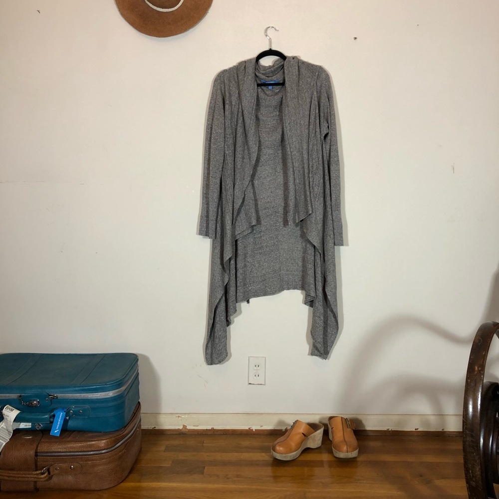 simply vera vera wang duster cardigan sweater